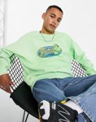 Vintage Supply Mr Brachio's Vegan Pizza Sweatshirt In Green