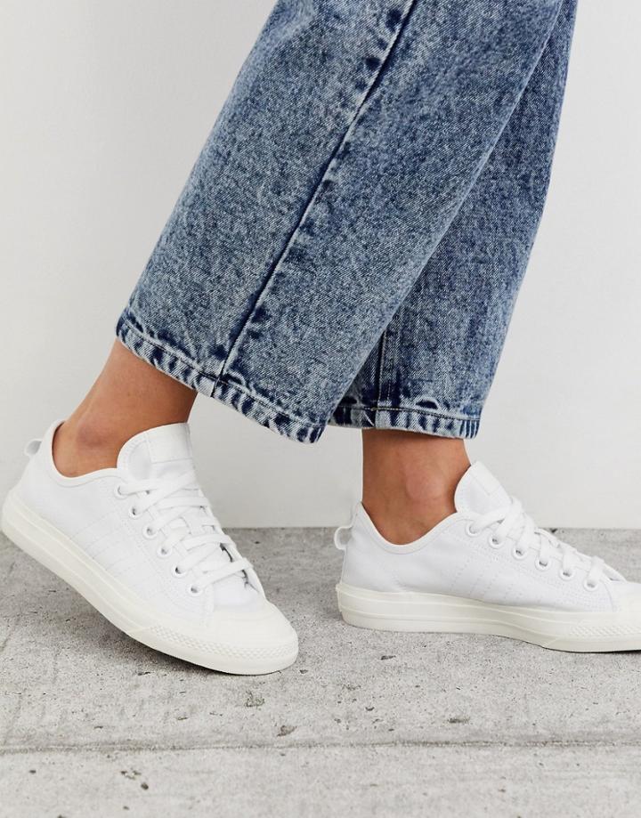 Adidas Originals Nizza Sneaker In White