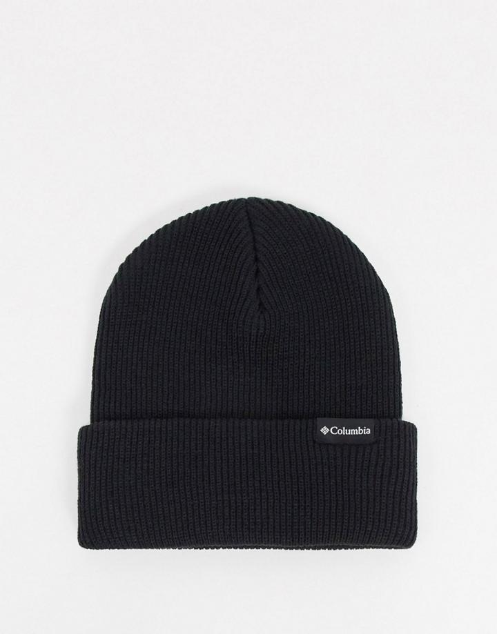 Columbia Whirlibird Cuffed Beanie In Black