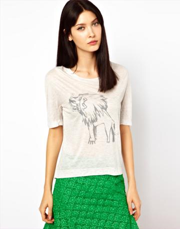 Ostwald Helgason Gray Lion Tee
