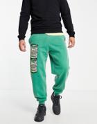 Vintage Supply Bubblegum Can Print Sweatpants-green