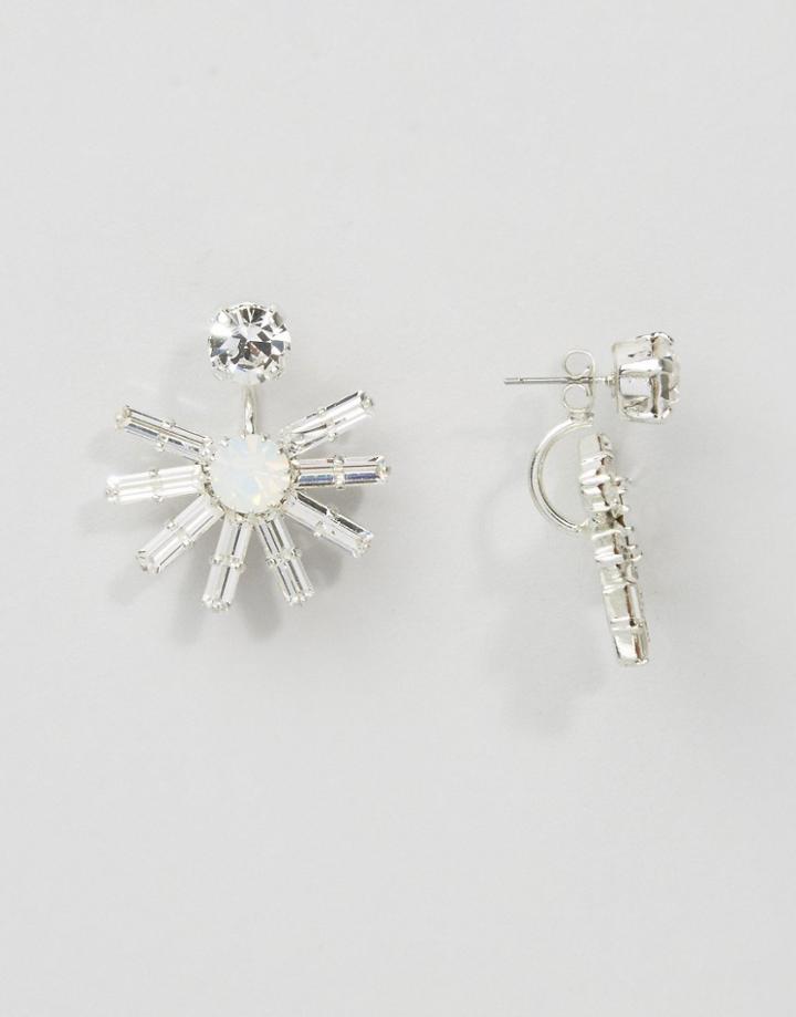 Krystal Swarovski Crystal Sunset Swing Earrings - White
