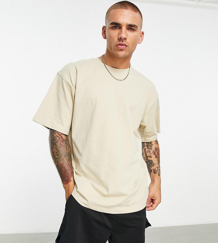 Hiit Oversized T-shirt In Stone-neutral