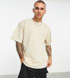 Hiit Oversized T-shirt In Stone-neutral