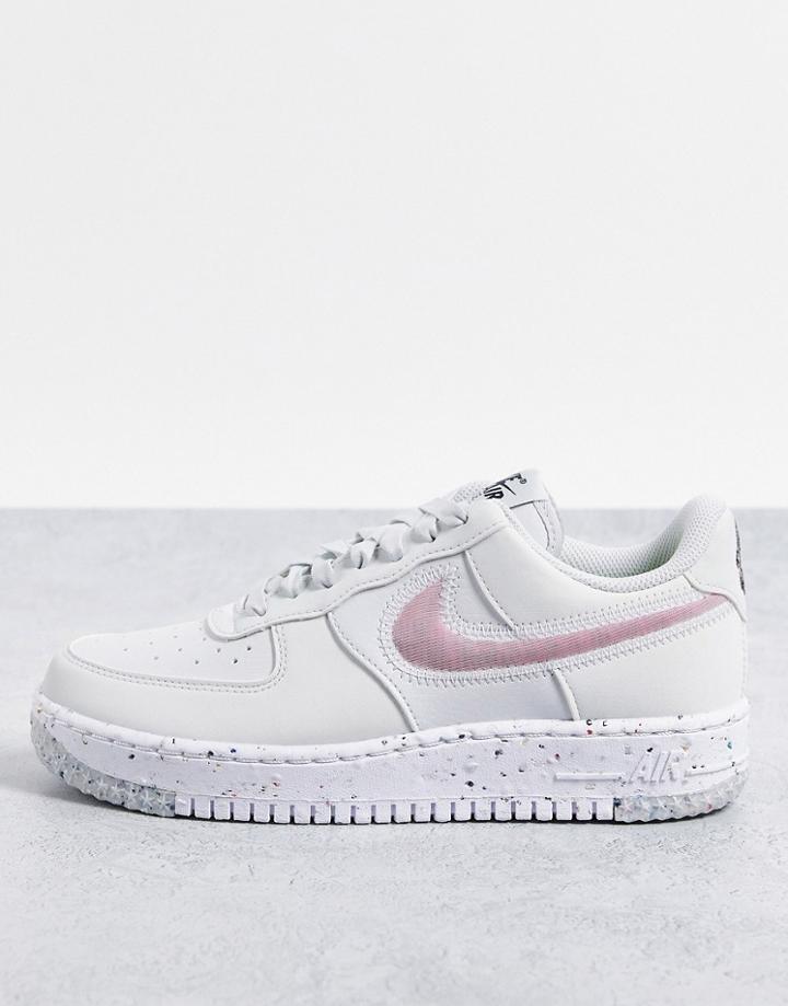 Nike Air Force 1 Crater Sneakers In Photon Dust-gray