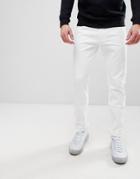 Armani Exchange J13 Slim Fit 5 Pocket Stretch Jeans In White - White