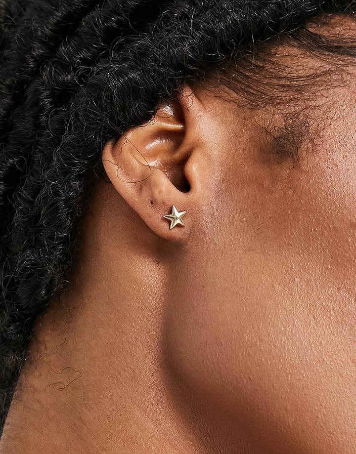 & Other Stories 2 Pack Moon And Stars Stud Earrings In Gold
