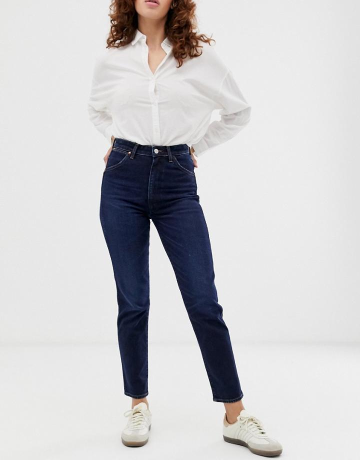 Wrangler Indigood Iconic High Rise Straight Leg Jean-blue