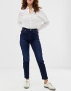 Wrangler Indigood Iconic High Rise Straight Leg Jean-blue