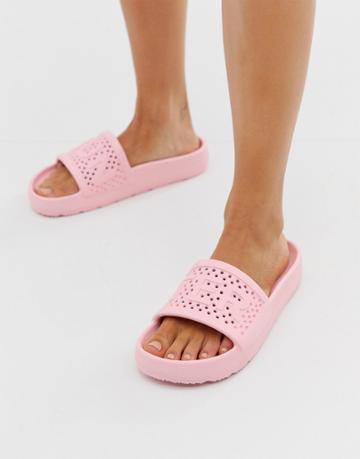 Hunter Original Molded Slides In Pink