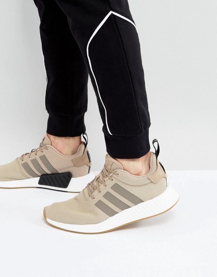 Adidas Originals Nmd R2 Sneakers In Beige By9916 - Beige