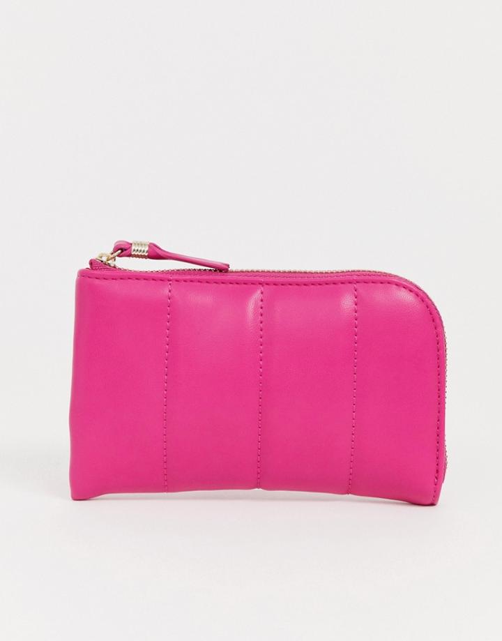 French Connection Edie Padded Zip Ladies' Wallet-pink