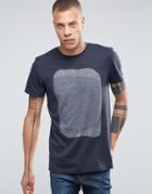 Adpt T-shirt With Crew Neck And Graphic Print - Navy