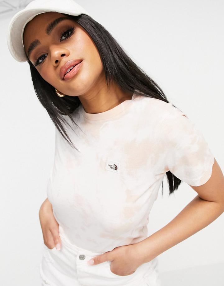 The North Face Natural Tie Dye T-shirt In Pink