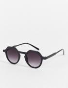 Aj Morgan Old Coggers Oversized Sunglasses-black