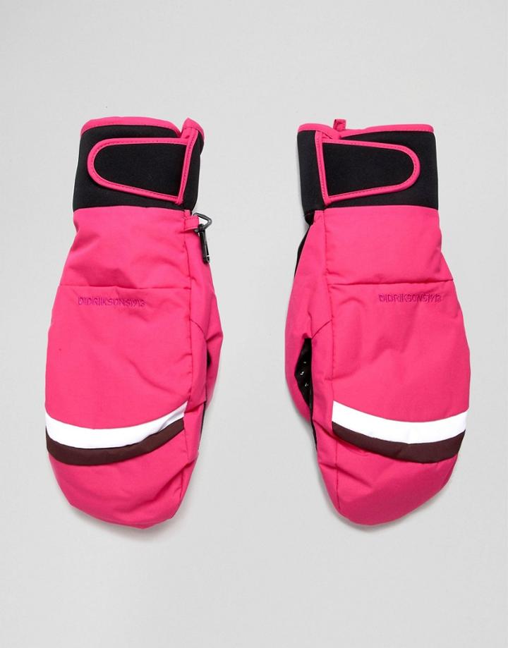 Didriksons Spirit Ski Mittens-pink