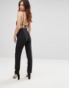 Jovonna Kloss Cut Out Jumpsuit - Black