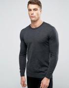 Scotch And Soda Merino Wool Pullover - Gray