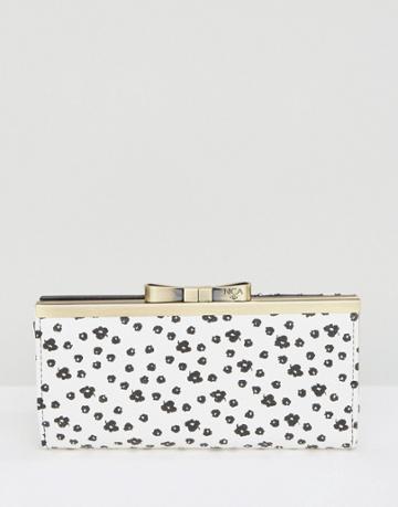 Nica Printed Purse - White