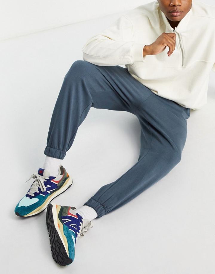 Asos Design Oversized Sweatpants In Dark Gray - Part Of A Set