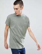 New Look T-shirt With Embroidery In Khaki - Green