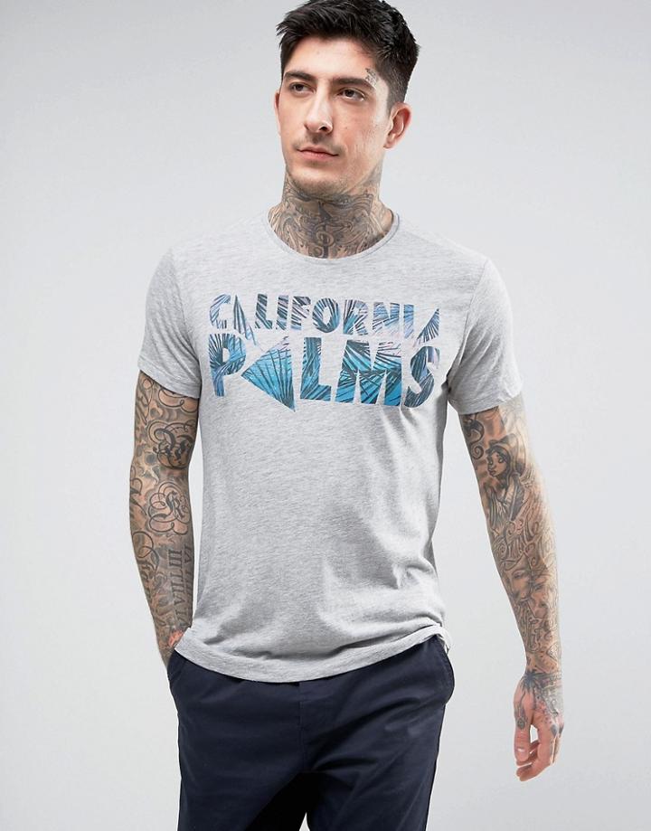 Wrangler California Palms T-shirt - Gray