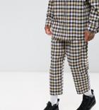 Reclaimed Vintage Inspired Relaxed Pants In Flannel Check - Yellow
