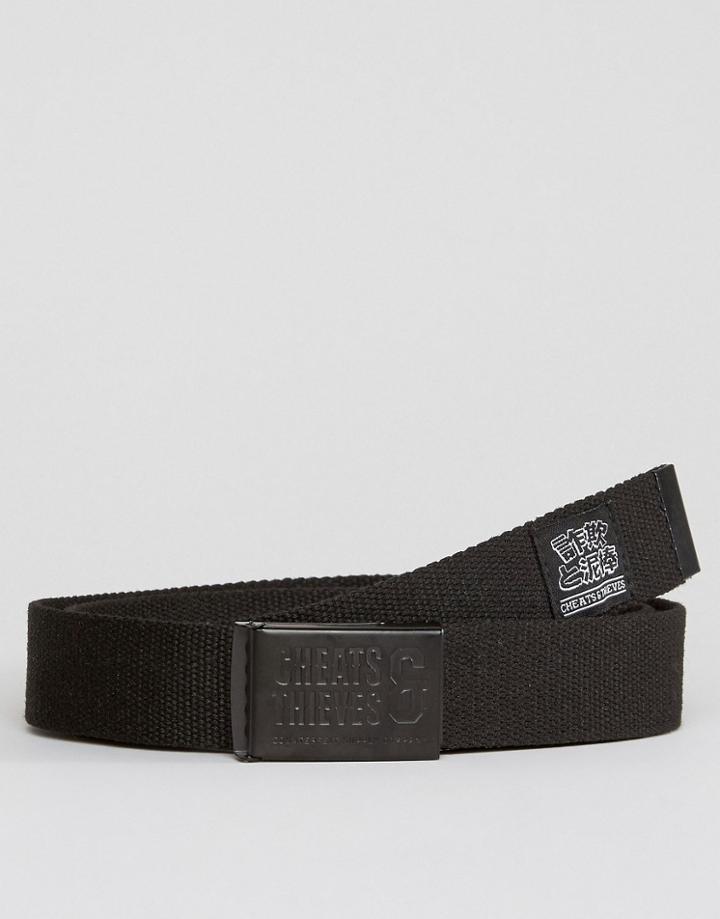 Cheats And Thieves Clip Belt - Black