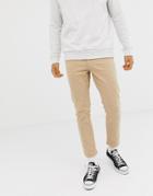 New Look Cropped Slim Jeans In Stone - Stone