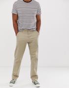 Only & Sons Wide Leg Chinos In Sand-beige