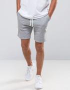 Asos Jersey Shorts In Gray - Gray