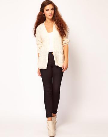 River Island Molly Jegging In Black Denim
