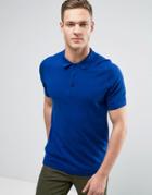 Selected Homme Knitted Polo - Blue