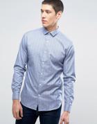 Selected Homme Slim Smart Shirt In Check - Navy