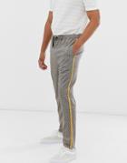 Brooklyn Supply Co Pants In Check-brown