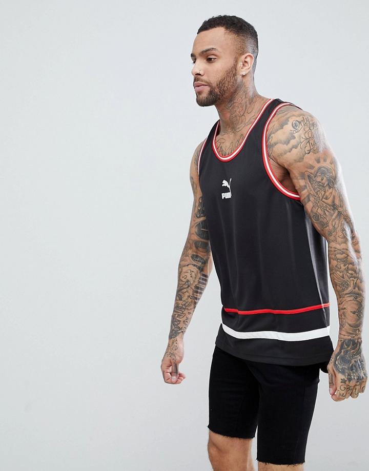 Puma Super Logo Tank - Black