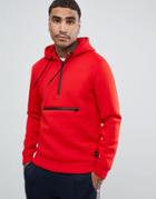Only & Sons Scuba Sweatshirt With Hood In Red - Red