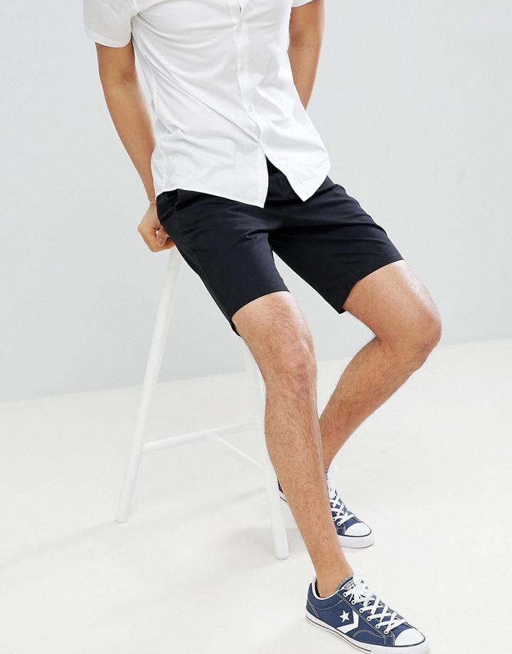Next Chino Shorts In Black - Black