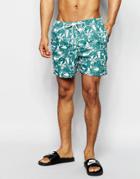 Selected Homme Sunset Swim Shorts - Green