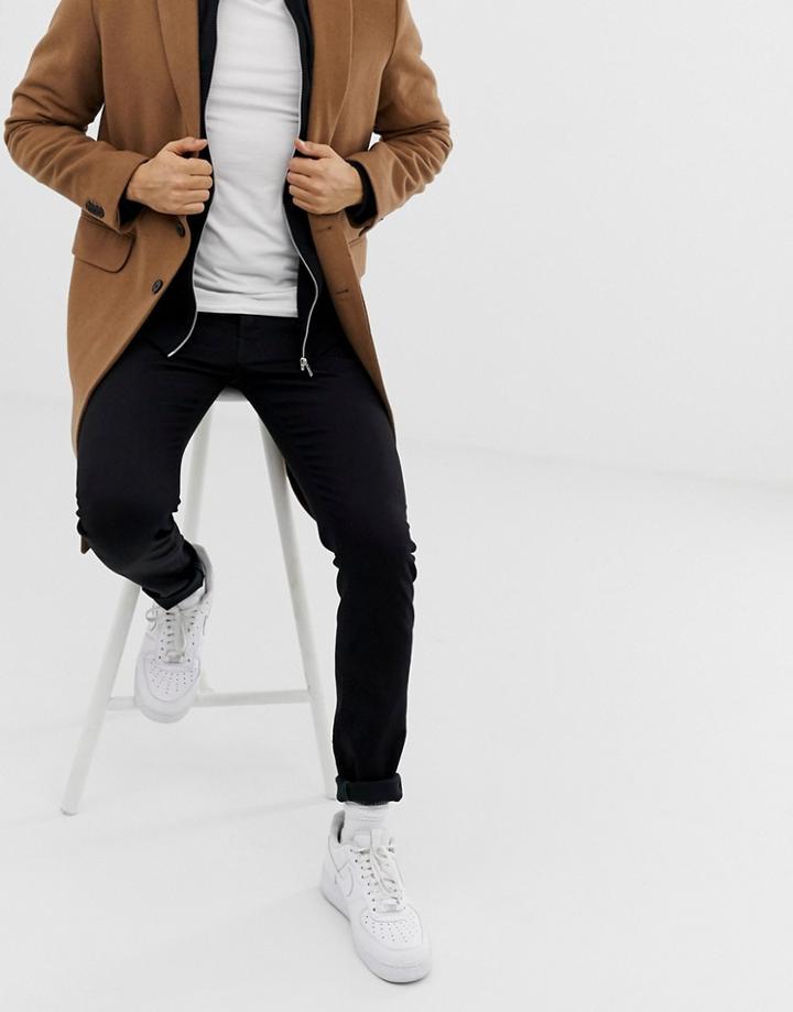 Diesel Sleenker Skinny Fit Jeans In 886z Black - Black