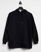 Urban Bliss Oversized Boyfriend Hoodie In Black