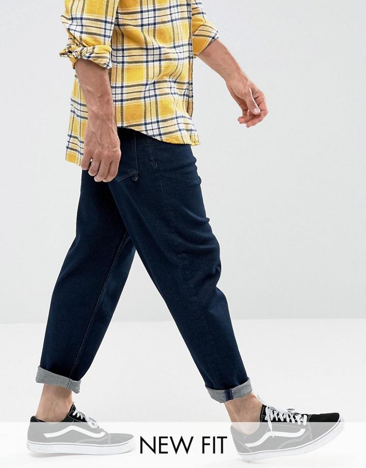 Asos Skater Jeans In Indigo - Blue