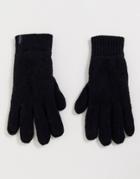 Selected Homme Wool Gloves In Black