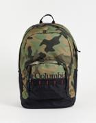 Columbia Zigzag 30l Camo Backpack In Green