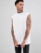 Another Influence Back Pring A Logo Tank - White
