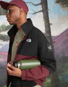The North Face Black Box Track Jacket In Burgundy-red