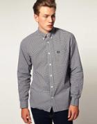 Fred Perry Long Sleeve Gingham Check Shirt