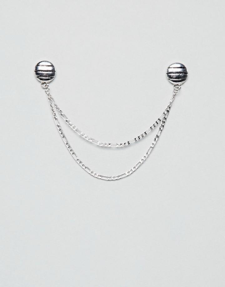 Icon Brand Antique Silver Collar Tips - Silver
