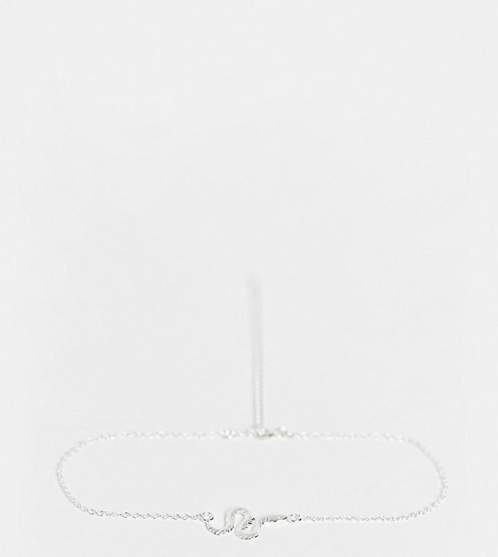 Kingsley Ryan Curve Exclusive Bracelet With Snake Charm In Sterling Silver