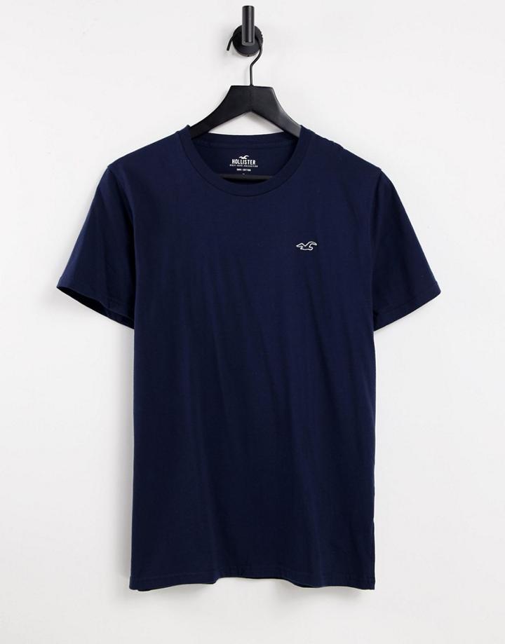 Hollister T-shirt With Logo In Navy
